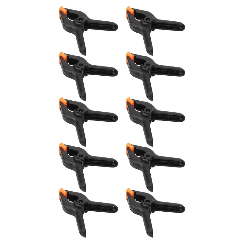 10Pcs Spring Clamp Plastic Clip Fixture Repair Fastening Tool Set
