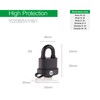 Yale Y220B/51/118/3 - 3 Pack of Black Weatherproof Padlocks with