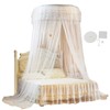 Breathable Round Canopy Lace Princess Style Mosquito Net Bed Curtain