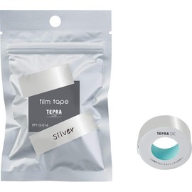 Tepra Lite - Cinta adhesiva de 1,5 cm (1,5 cm), color plateado