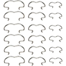Transmission Connector Retaining Clips, 18pcs Transmission Cooler Line Retainer Clip 800 801 Transmission Cooler Line Clips 3 Different Size 1.1cm 1cm 0.7cm