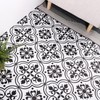 Alow Peel and Stick Floor Tile 20PCS, Black and White