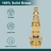 GASPRO 1LB Propane Quick Connect Fitting, 1/4'' Male Quick Connect