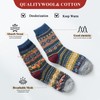 QIGEN LTD 5 Pairs Women Ladies Thermal Socks Nordic Socks