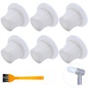 6-Pack LT-117C HEPA Filter Replacement: for KMM Handheld Car Vacuum