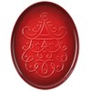 Le Creuset Stoneware Noel Collection: Oval Santa Cookie Platter, 14