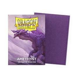Dragon Shield Matte Standard (100) Card Sleeves - Trading Card Accessories:_Amethyst 