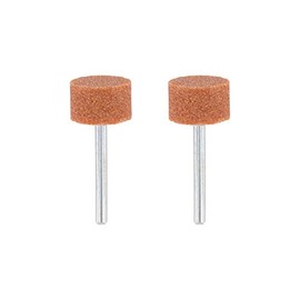 Dremel 8193 Aluminium Oxide Grinding Stones Accessory Set, 2 Cylindrical Grinding Stones for Grinding and Sharpening Metals (15,9 mm)