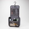 Muji 02868772 Polyester Hanging Toiletry Case (New), Gray, Approx. 6.3