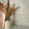 Vamos Tile 100-Piece Glossy Wooden Marble Grain Peel and Stick