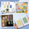 Yinder 6 Pack 180 Sheets Pastel Transparent Sticky Notes Translucent