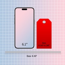 COIHAF 200 Pcs Large Plastic Shipping Tags with Wire Attached Heavy Duty Blank Waterproof Tags with String for Inventory Outdoor Labeling Equipment 4 3/4" x 2 3/8" (Red)