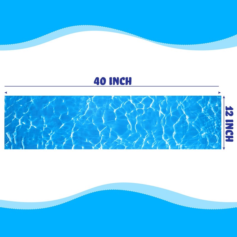 Nuanchu Vinyl Pool Liner Patch Self-Adhesive PVC Repair Patch for