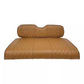 Huskey Brown EZGO Golf Cart Front Seat Cover For Valor/TXT 2014-2022, 1/2"Extra Padding
