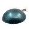 welsteepse Carbon Steel Wok Traditional Hand Hammered Wok,14 Inch,Round Bottom(Roasted