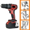 EMVANV 5pcs Drill Belt Clip, Replacement Drill Belt Clip Hook,