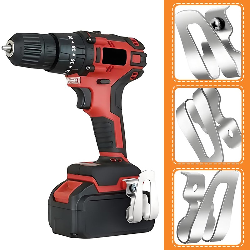 EMVANV 5pcs Drill Belt Clip, Replacement Drill Belt Clip Hook,