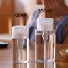 2 Pcs 100ml 3.4oz Push Down Empty Pump Dispenser Bottles