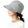 QUEENHEAD Women's Hat, UV Protection, Large Size, Fluffing Casket, Small
