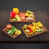 welsteepse Bamboo Cutting Boards, (Set of 3) with Juice Groove,