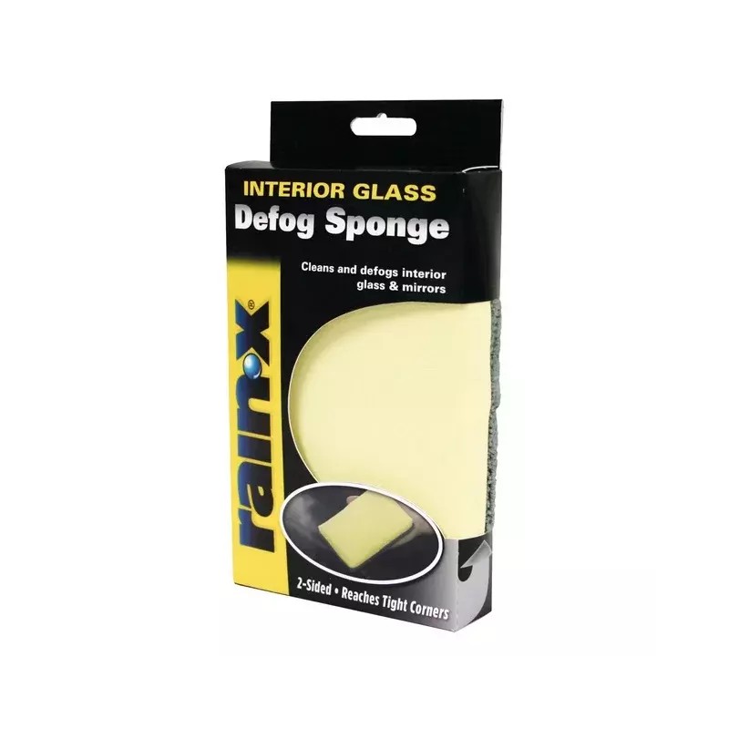 Carrand Rain-X 45116X Microfiber Defogger Sponge Blue/Yellow, 1pk Interior Glass