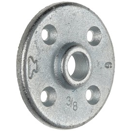 Anvil 8700164356, Malleable Iron Pipe Fitting, Floor Flange, 1" NPT Female, Galvanized Finish