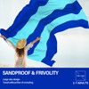 Famstar Beach Blanket Oversized Extra Large 78" X 81",Waterproof Sandproof