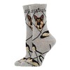 WHD German Shepherd Socks (Gray, Medium)