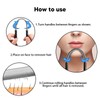 3PCS Facial Hair Removal Spring Handheld Face Epilator for Women