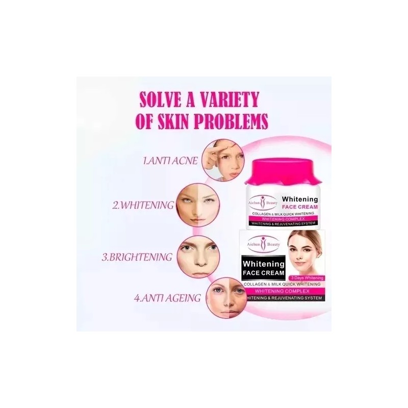 Mafab Aichun Crema Facial Aclaradora Remueve Manchas Oscura Full