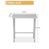 Garvee Stainless Steel Work Table 18x32 in, Stainless Steel Kitchen
