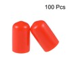 sourcing map 100pcs Screw Thread Protectors 10mm ID Round End