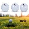 12 PCS/ Pack Dual Layer Tournament Golf Ball Training Practice