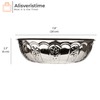 Alisveristime 1.06 Qt Turkish Hammam Bath Bowl, Traditional Metal Construction,