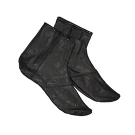 Taj Company Leather Socks Black (Sizes 10) | Desert Dress |Ref No. 11501-10 | Apparel Size System UK