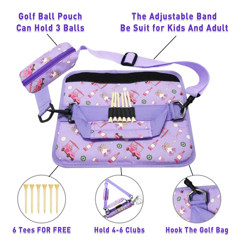 Golf Club Bag Sunday Mini Carry for Men Women Kids