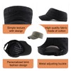 Joligiao Caps Unisex Vintage Washed Hat Military Cap Adjustable Cap