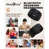 MUSICOZY Sleep Headphones Bluetooth 5.4 Headband, Sports Wireless Earphones Sweat