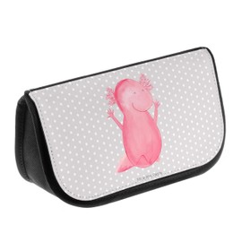 Parent-New - Mr. & Mrs. Panda Cosmetic Bag Axolotl Hurra, gray, Hand drawn