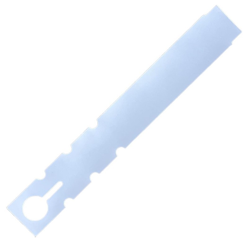 TAGKRAFTERS 7" x 1" White - 1,000 Pcs - Plastic