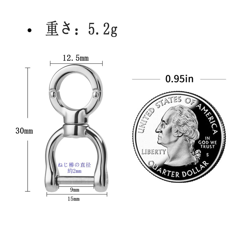 [TISUR] Hobby DIY D-Ring Leathercraft Hardware Spare Key Case Keychain