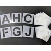36 Pcs Reusable Letter Stencils Alphanumeric Painting Stencil Upper Letter