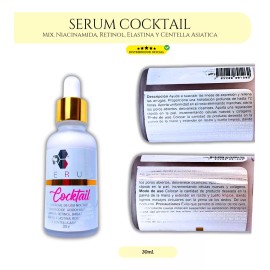 Bena Belleza Natural Suero Colágeno Niacinamida Hialurónico Retinol Elastina 30ml