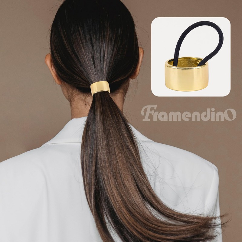 Framendino, soporte para coleta de caballo de metal dorado, para