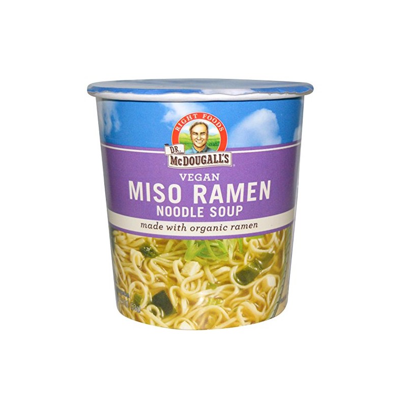 Dr. McDougall's, Vegan Miso Ramen Noodle Soup, 1.9 Ounce