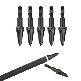 SHARROW Pack of 24 Archery Arrowheads Projectile Tips Stainless Steel Target Arrow Tips Hunting Tips 75 Grains Broadheads for Arrow and Bow (Type 1)