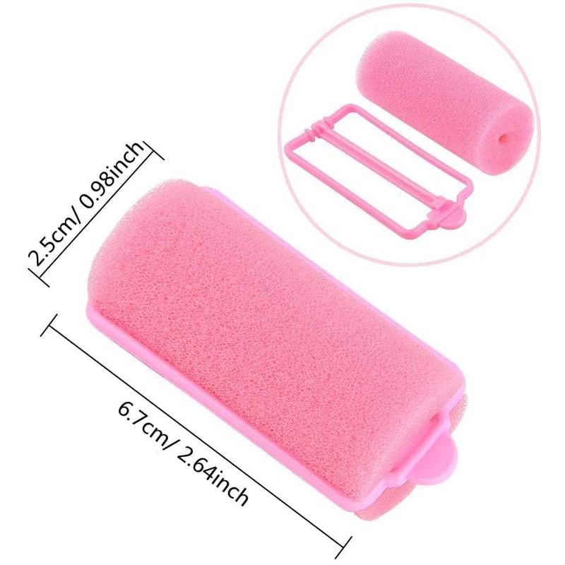 ZSLJSWDZ 30 Pcs Sponge Rollers, Bouncy Curls Foam Curlers Curlers
