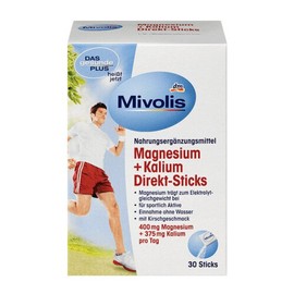 DM 미볼리스 마그네슘+칼륨 분말 30스틱 / Mivolis Magnesium+Kalium Direkt DM Mivolis Magnesium+Potassium Powder 30 Sticks