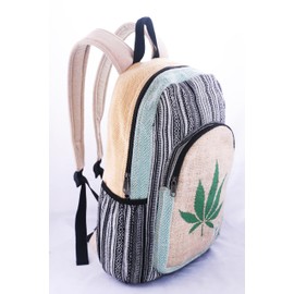 Anitya Hemp Backpack, Multi-Functional Pockets, Eco-Friendly, Unisex, Hiking Daypack, Durable Rucksack (AHLB013)