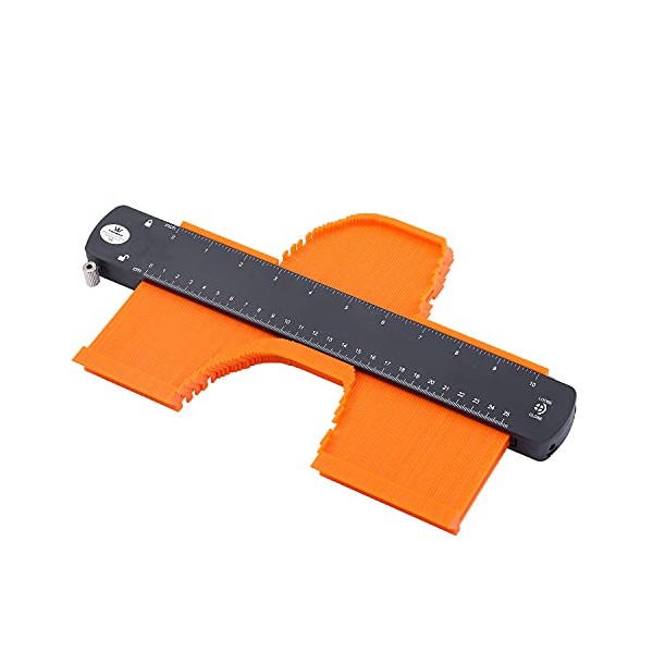 TOPWAY Contour Gauge Profile Tool with Adjustable Lock, 10 Inch